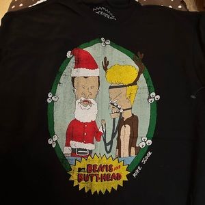 Vintage Beavis and Butthead Christmas Shirt